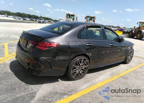 2024 Mercedes-Benz C 43 Amg из США, поврежденный, VIN W1KAF8HB6RR185662